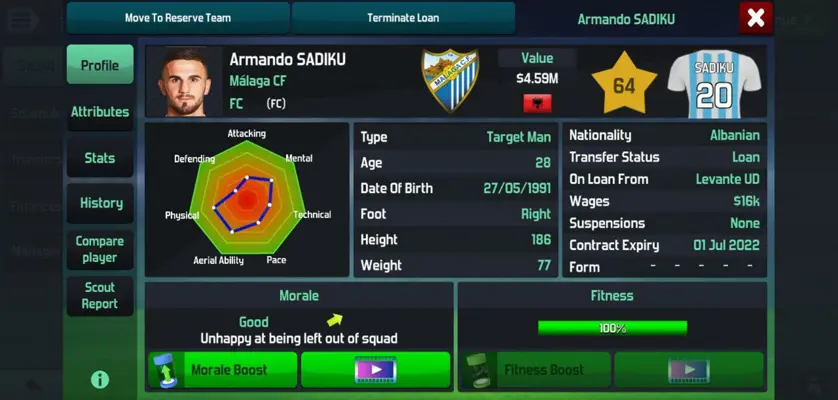 Soccer Manager 2020 android App screenshot 0