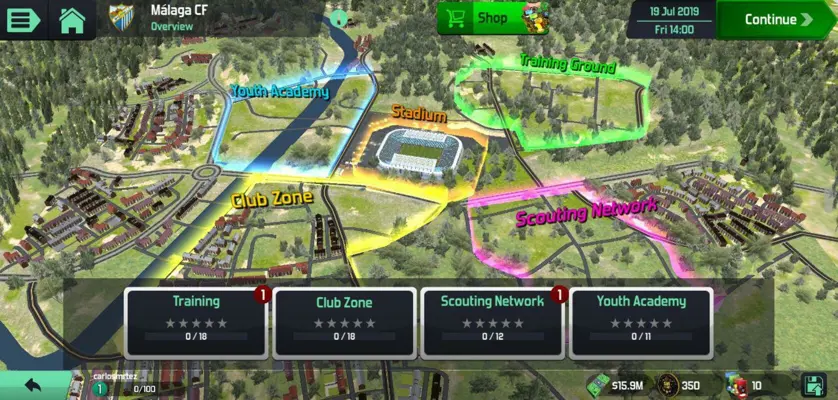 Soccer Manager 2020 android App screenshot 1