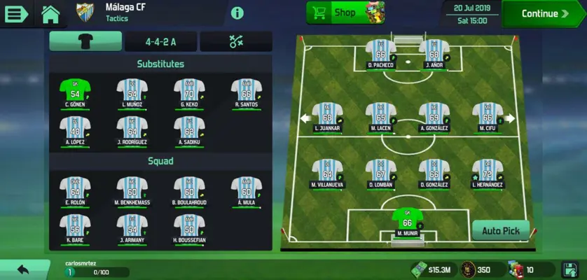 Soccer Manager 2020 android App screenshot 2